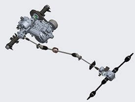Sistema de trem de força de engenharia precisa
