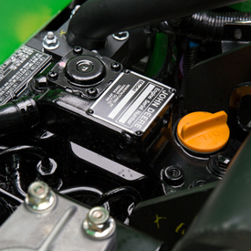 Motor à diesel com três cilindros e resfriamento líquido